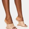 Cheap All in Structured Wedge Heels Wedges