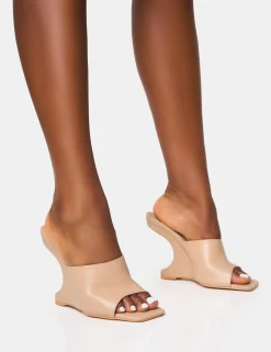 Cheap All in Structured Wedge Heels Wedges