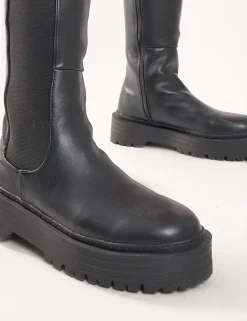 Hot Andi Knee high Chunky Sole Boots Back In Stock | Flat Boots