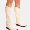 Best Apollo Stitch Flat Western Knee High Boots Western Boots | Ankle Boots