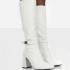 Online Apologetic Pu Knee High Block Heel Boots Heeled Boots | Long Boots