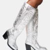 Best Austine Western Block Heel Knee High Boots Block Heels | Western Boots