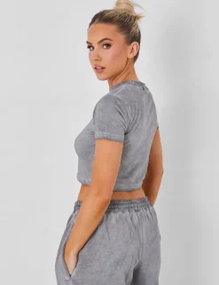 Fashion Baby Tee Washed Tracksuits | Tracksuits