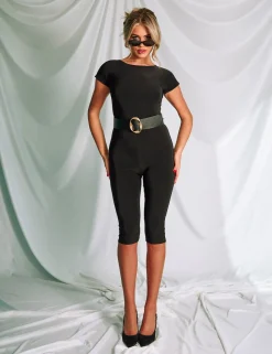 Outlet Backless Capri Pant Jumpsuit Back In Stock | Jumpsuits & Playsuits