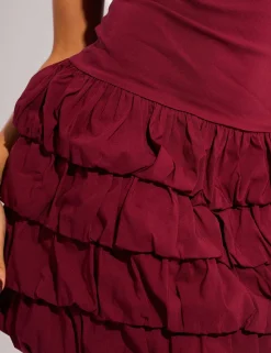 Fashion Bandeau Balloon Mini Dress Dresses