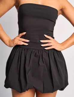 Hot Bandeau Balloon Skirt Mini Dress Back In Stock | Dresses