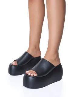Clearance Blue Moon Chunky Platform Wedge Sandals Wedges | Platform Heels