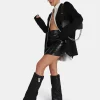 Discount Carabiner Waist Battered Pu Mini Skirt Sculpt & Leisure | Kaiia The Label