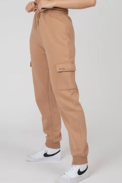 Best Sale Cargo Joggers Biscuit Sculpt & Leisure | Kaiia The Label