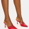 Outlet Casanova Buckle Detail Pointed Toe Mid Heel Mules Mules | Mid Heels