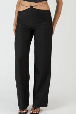 Outlet Chain Detail Trouser Sculpt & Leisure | Kaiia The Label