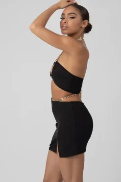 Cheap Chain Waist Mini Skirt Sculpt & Leisure | Kaiia The Label