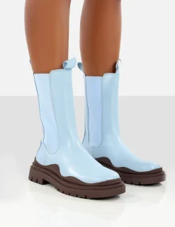 Store Cherry Chunky Sole Chelsea Ankle Boots Chunky Boots | Ankle Boots
