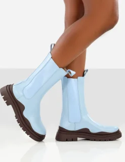 Store Cherry Chunky Sole Chelsea Ankle Boots Chunky Boots | Ankle Boots