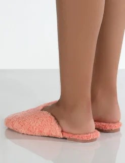 Cheap Ciao Teddy Slip On Slippers Flats