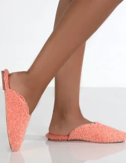 Cheap Ciao Teddy Slip On Slippers Flats