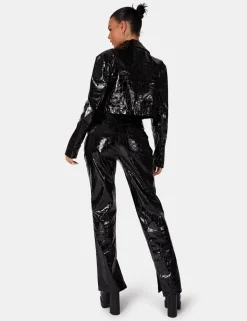 Shop Croc Vinyl Trousers Sculpt & Leisure | Kaiia The Label
