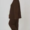 Online Curve Dad Trousers Chocolate Curve | Sculpt & Leisure