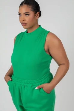 Cheap Curve High Neck Racer Back Bodysuit Curve | Sculpt & Leisure