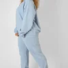 Discount Curve Washed Kaiia 90'S Joggers Iris Curve | Sculpt & Leisure