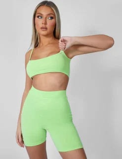 Sale Cycling Short Lime Sculpt & Leisure | Kaiia The Label