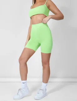 Sale Cycling Short Lime Sculpt & Leisure | Kaiia The Label
