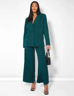 Online Dad Trousers Forest Sculpt & Leisure | Kaiia The Label