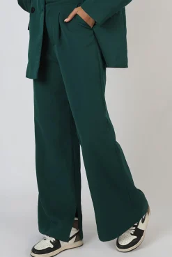 Online Dad Trousers Forest Sculpt & Leisure | Kaiia The Label