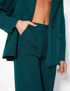 Online Dad Trousers Forest Sculpt & Leisure | Kaiia The Label