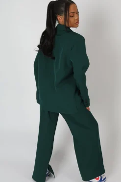 Online Dad Trousers Forest Sculpt & Leisure | Kaiia The Label