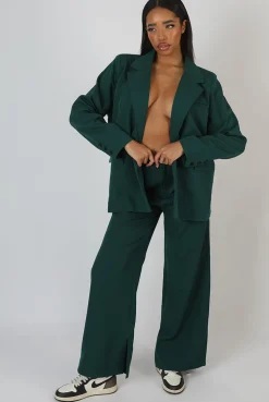 Online Dad Trousers Forest Sculpt & Leisure | Kaiia The Label