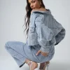 Cheap Diamante Denim Cropped Jacket Outerwear & Jackets | Co-ords