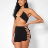 Store Diamante Rope Slinky Mini Skirt Sculpt & Leisure | Kaiia The Label