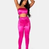 New DISCO SKINNY LEG TROUSERS PINK Trousers