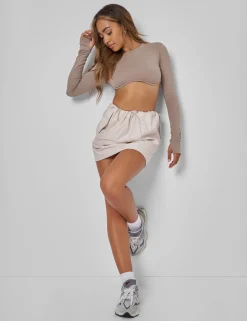 Discount Drawstring Waist Cargo Mini Skirt Stone Sculpt & Leisure | Kaiia The Label