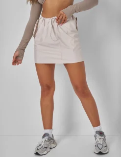 Discount Drawstring Waist Cargo Mini Skirt Stone Sculpt & Leisure | Kaiia The Label