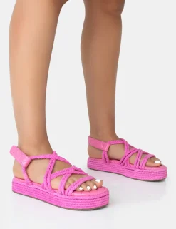 Best Duffy Rope Flat Dad Sandals Flats