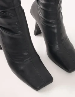 Best Electra Square Toe Mid Heeled Over The Knee Boots Mid Heels | Mid Heels