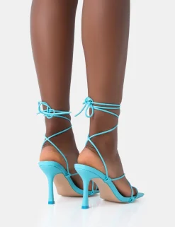 Cheap Euphoria Baby Patent Square Toe Lace Up Mid Heels Square Toe Heels | Lace Up Heels