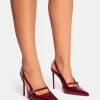 Discount Forget Me Not Embellished Buckle Detail Sling Back Court Heels Court Heels | High Heels