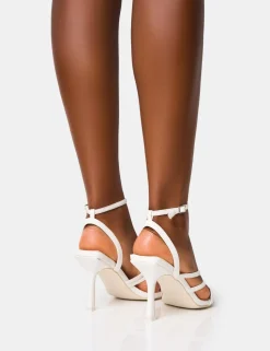 Cheap Free Spirit Strappy Round Toe Mid Heels Mid Heels | Mid Heels