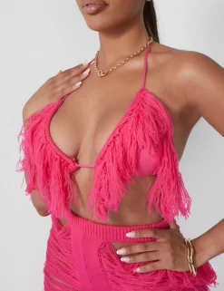 Online Fringe Triangle Top Hot Sculpt & Leisure | Kaiia The Label