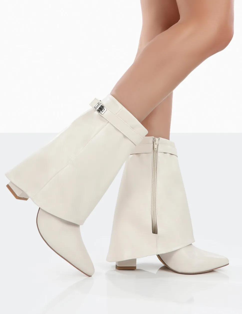 Discount Fyre Wide Fit Pointed Toe Block Heeled Ankle Boots Wide Fit Boots | Wide Fit Boots