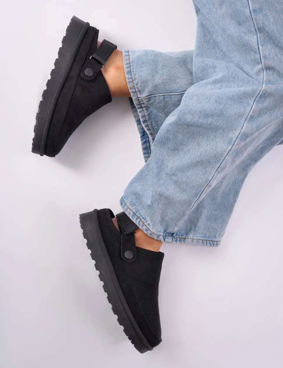 Sale Goldie Faux Fur Lined Mules Flats | Mules