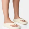 Best Sale Guilty Chunky Toe Post Slider Sandals Flats