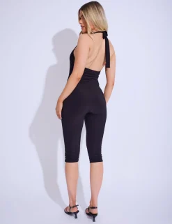 Online Halterneck Capri Pant Jumpsuit Jumpsuits & Playsuits | Trousers