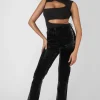 Discount High Shine Vinyl Straight Leg Trousers Sculpt & Leisure | Kaiia The Label