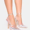 Cheap Idol Cracked Buckle Strappy Detail Stiletto Court High Heels Back In Stock | Court Heels