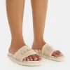 Cheap Jet Set Stone Cannes Embroidered Sandals Flats