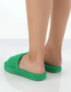 New Juicy Terry Towelling Slider Slippers Back In Stock | Flats